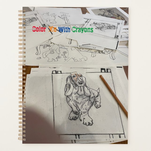 Colour With Me Bassie Planner (Front)