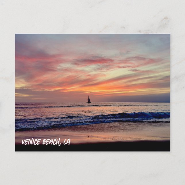 Colour Your Dreams - Venice Beach, CA  Postcard (Front)