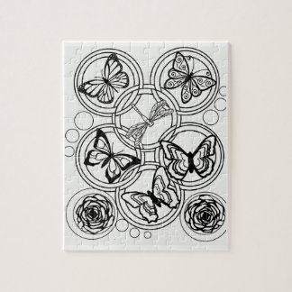 Colour your own adult colouring teen jigsaw puzzle