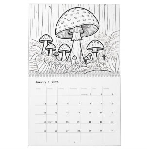 Colour your own  calendar