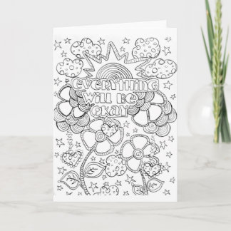 Colour your own greeting card