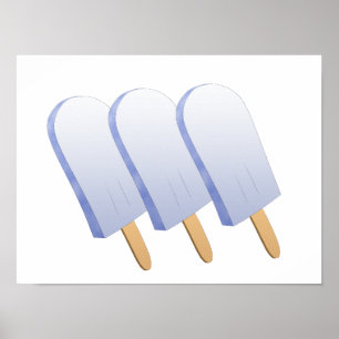 Colour your Own Ice Pops Digital Download Poster