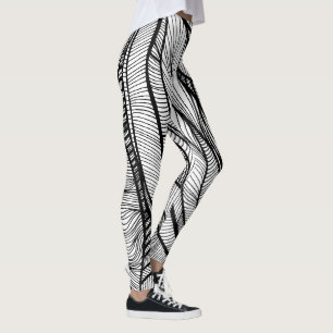 Colour-Your-Own Line Art: unique, fun, activity  Leggings