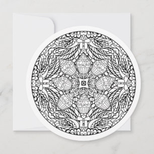 Colour Your Own Mandala Cupcake