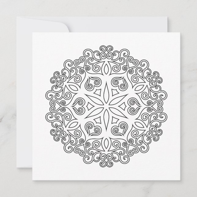 Colour Your Own MANDALA - DIY Colouring Book 2 (Front)