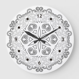 Colour Your Own MANDALA - DIY Colouring Book 2 Large Clock