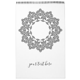 Colour Your Own MANDALA - DIY Colouring Book 3 Calendar