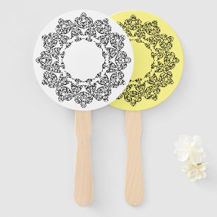 Colour Your Own MANDALA - DIY Colouring Book 3 Hand Fan
