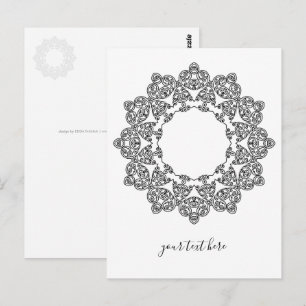 Colour Your Own MANDALA - DIY Colouring Book 3 Postcard