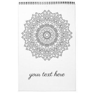 Colour Your Own MANDALA - DIY Colouring Book 4 Calendar