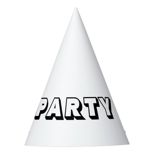 Colour-Your-Own Personalizable Party Hat (Front)