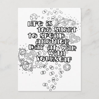 Colour your own postcard