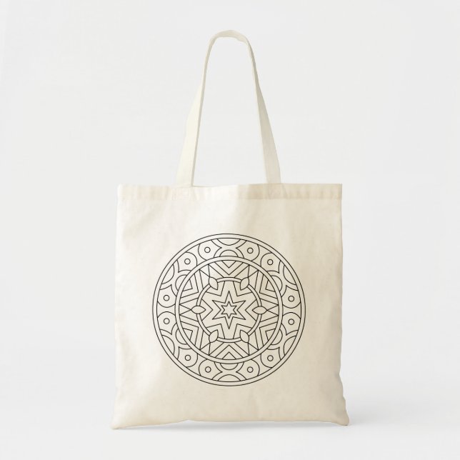Colour Your Own Tote Bag (Front)