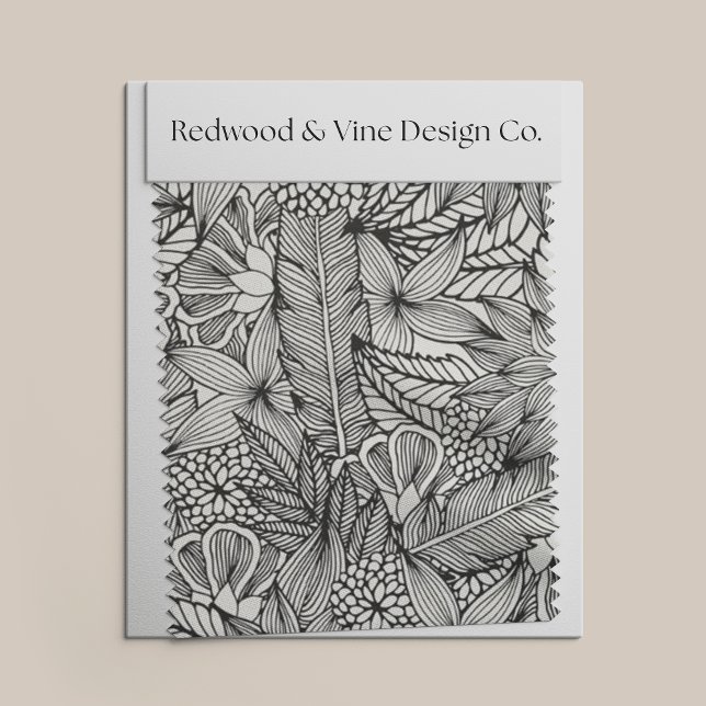 Colour Your Own | Tropical Escape Pattern Fabric (Creator Uploaded)