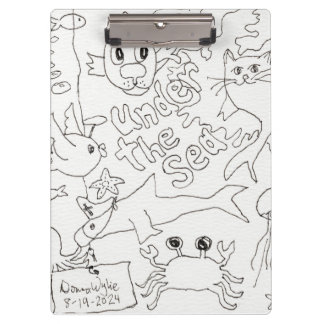 Colour Your Own -"Under the Sea" Clipboard