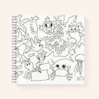 Colour Your Own -"Under the Sea" Notebook