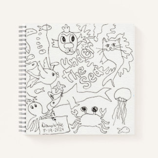 Colour Your Own -"Under the Sea" Notebook