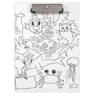 Colour Your Own -"Under the Sea" Photo Clipboard