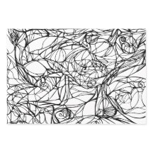 Colour Your Own Wrapping Paper Flat Sheet Set of 3