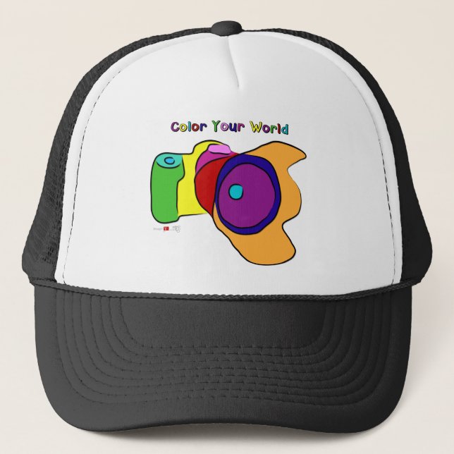 Colour Your World Trucker Hat (Front)