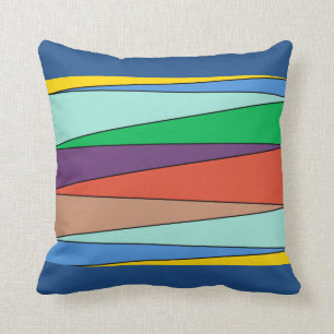 Colour Zigzag Pattern Scatter Cushion