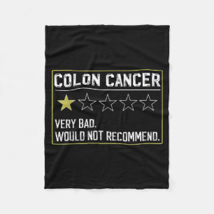 Colourectal Awareness Colon Cancer Surgery Recover Fleece Blanket