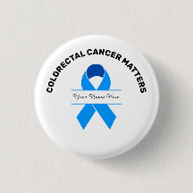 Colourectal Cancer Awareness Button