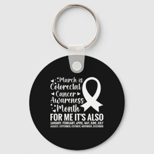 Colourectal Cancer Awareness Month Colon Cancer Su Key Ring