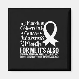 Colourectal Cancer Awareness Month Colon Cancer Su Magnet