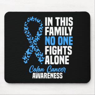 Colourectal cancer colon cancer awareness month mouse pad