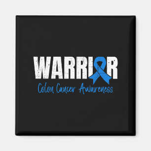 Colourectal cancer warrior colon cancer awareness magnet