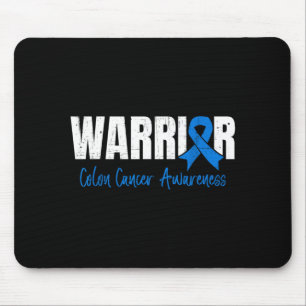 Colourectal cancer warrior colon cancer awareness mouse pad