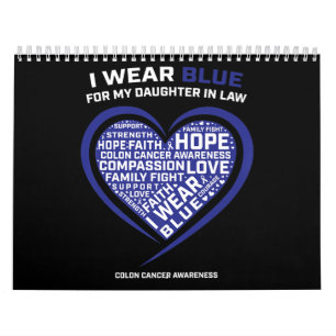 Colourectal Colon Awareness Products Daughter Calendar