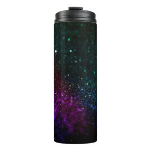 Coloured abstract blurred light background thermal tumbler