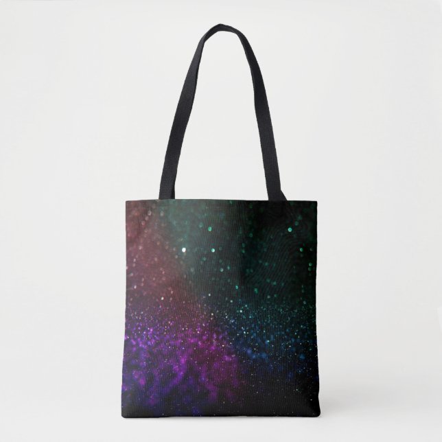 Coloured abstract blurred light background tote bag (Front)