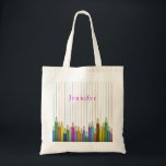 Coloured Art Pencils Custom Book Bag Back To Schoo<br><div class="desc">Coloured art pencils Back To School collection. Customisable book or tote bag to carry books or other belongings. Beautiful design of coloured art pencils and typography. Words and type colour can all be changed and customised to what you would like. Part of a collection able to be modified to suit...</div>