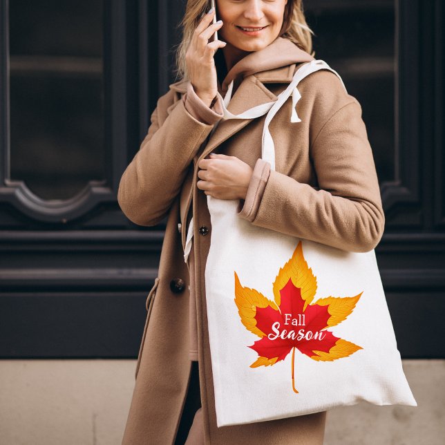 Coloured autumn leaves Tote Bag (Creator Uploaded)