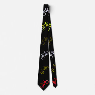 Coloured bicycles tie