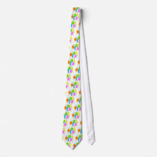 Coloured Birthday Party Balloons Tie