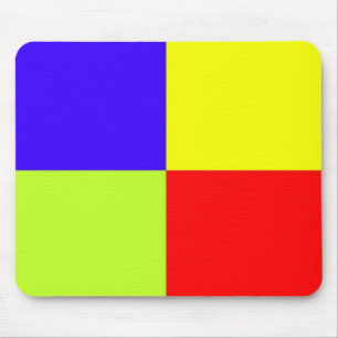 Coloured Block Art Mouse Pad
