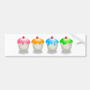 Coloured Buns Bumper Sticker