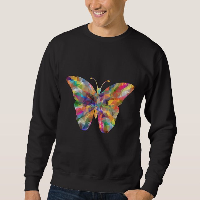 Coloured Butterfly Sweatshirt (Front)