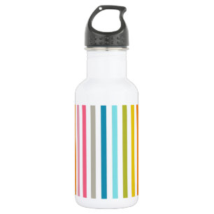 Coloured Candy Stripes 532 Ml Water Bottle