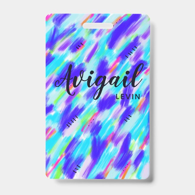 Coloured Chaos Badge ID Badge (Front)