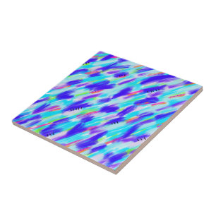 Coloured Chaos Ceramic Tile