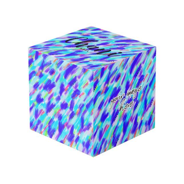 Coloured Chaos Cube (Front Angled)