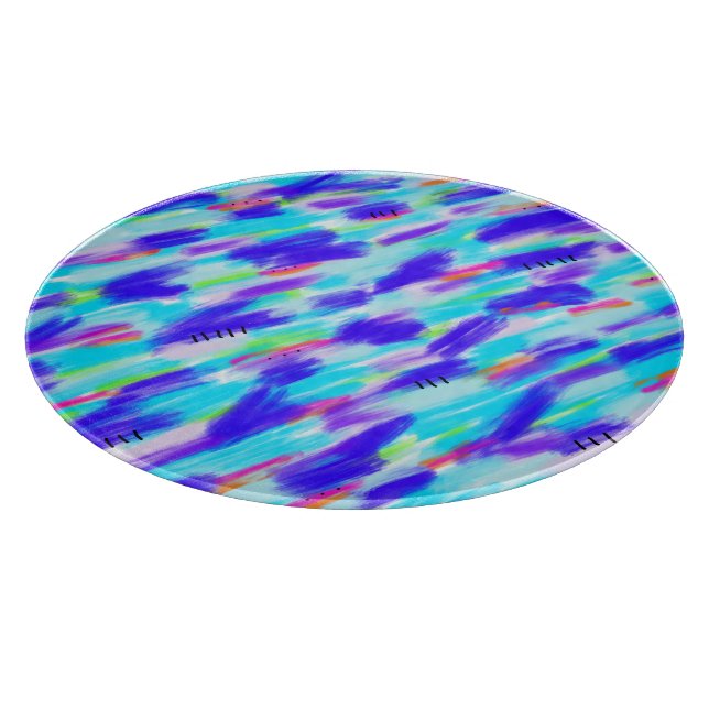 Coloured Chaos Cutting Board (Corner)
