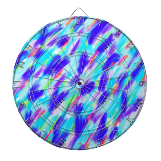 Coloured Chaos Dart Board (Front)