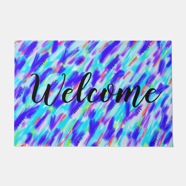 Coloured Chaos Doormat (Front)