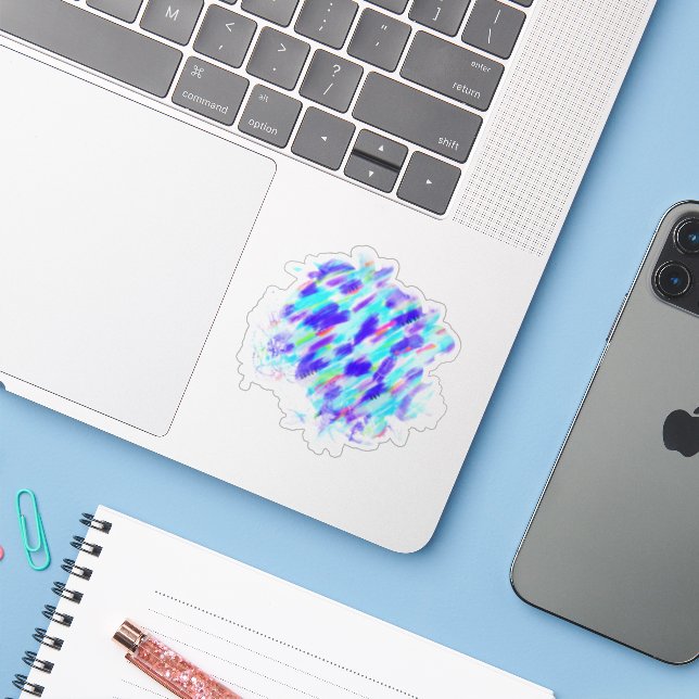 Coloured Chaos Sticker (Laptop w/ iPhone)